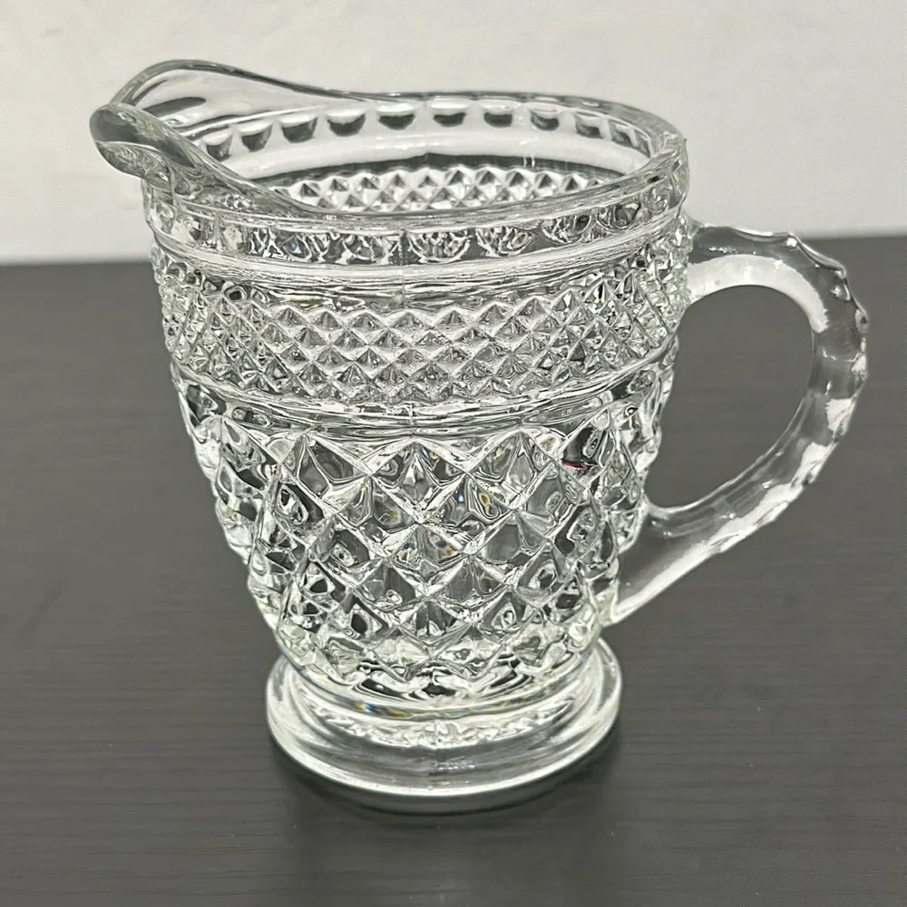 Wexford Anchor Hocking Pressed Glass 8oz Creamer